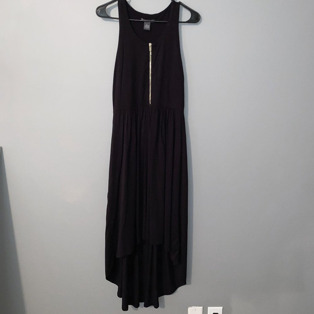 Chelsea & Theodore High-low Black Sleeveless Dress